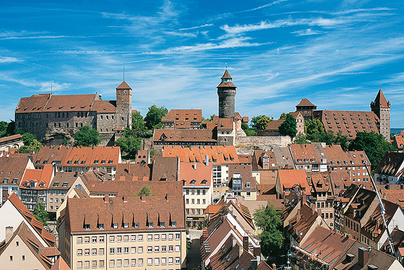 Bild: Kaiserburg und Stadt Nürnberg