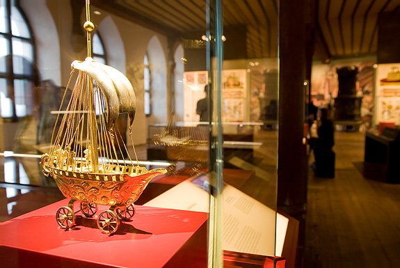 Bild: Kaisersaal, Detail der Ausstellung