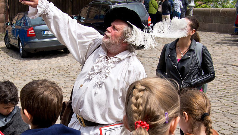 Bild: Kinderführung auf der Kaiserburg